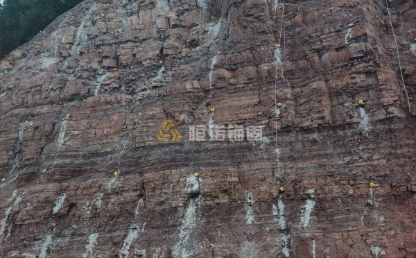 邊坡主動防護網施工步驟