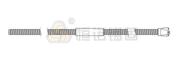 自鉆式中空錨桿結構圖 自鉆式中空錨桿結構圖